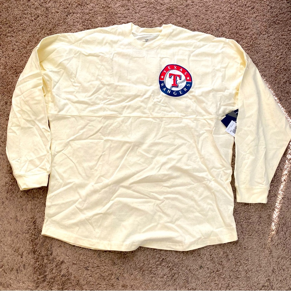 Texas Rangers World Series Sparkle Crew Neck Jersey